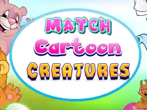 Permainan Match Cartoon Creatures secara online