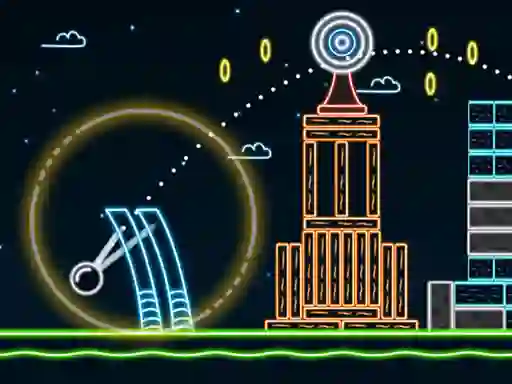 Permainan Neon Catapult secara online