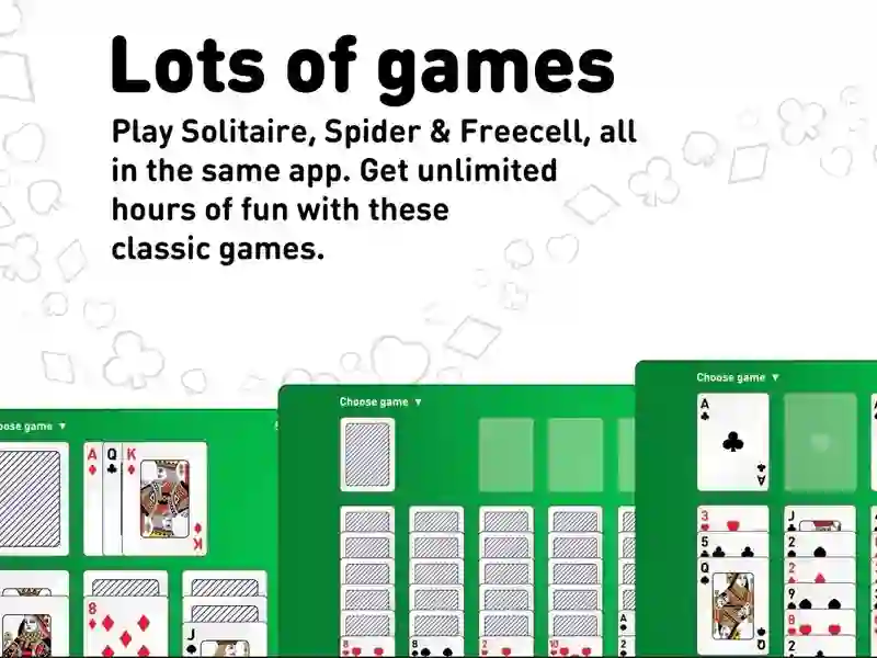 Permainan Solitaire collection: klondike, spider & freecell secara online