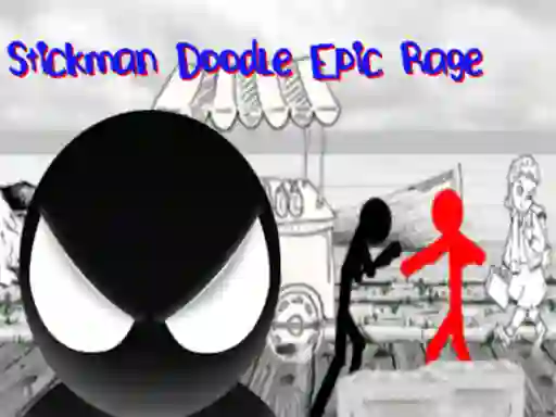 Permainan Stickman Doodle Epic Rage secara online