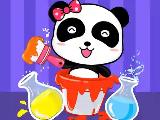 Permainan Baby Panda Color Mixing Studio secara online