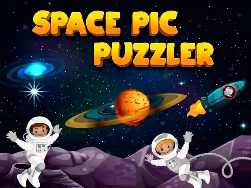 Permainan Space Pic Puzzler secara online