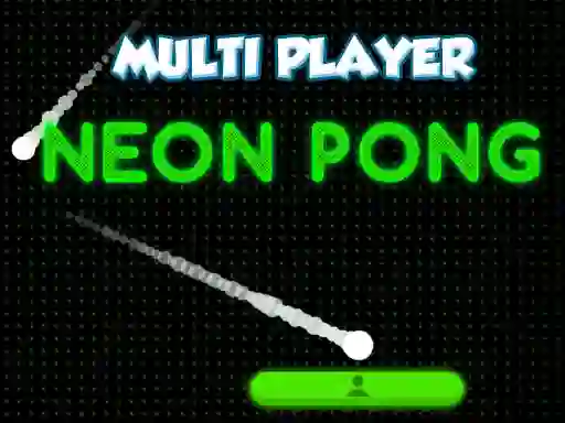 Permainan Neon Pong Multi Player secara online