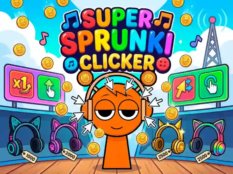 Permainan Super Sprunki Clicker secara online