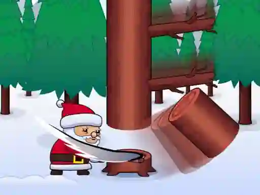 Permainan Lumberjack Santa secara online