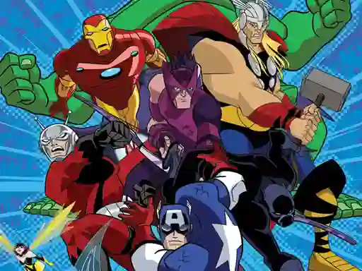 Permainan Avengers Coloring secara online