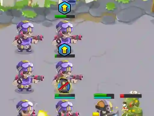 Permainan Squad Defense secara online