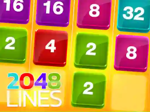Permainan 2048 Lines secara online
