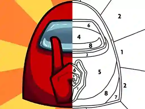 Permainan Among Them Coloring Book secara online