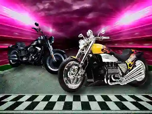 Permainan Motorbike Puzzle Challenge secara online