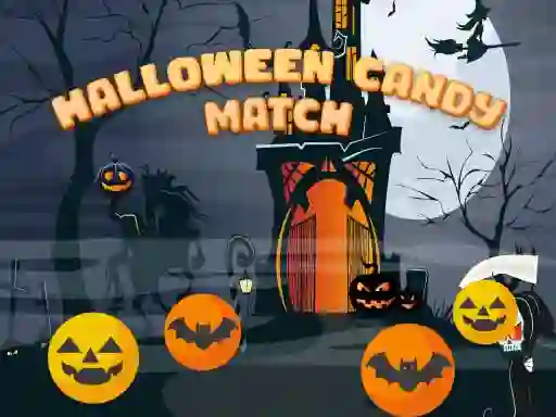 Permainan Halloween Candy Match secara online