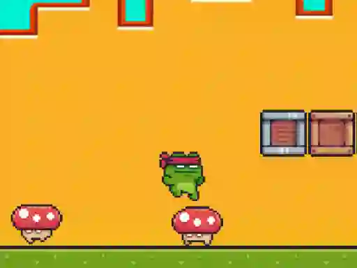 Permainan Ninja Frog Adventure secara online
