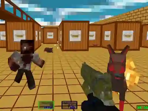 Permainan Pixel Swat Zombie Survival secara online