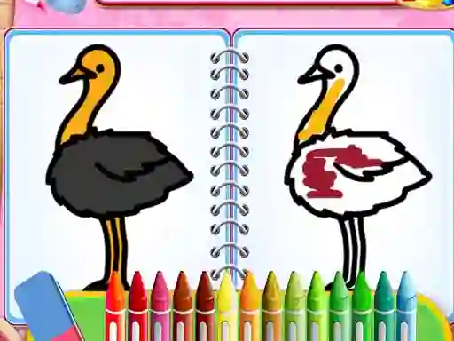 Permainan Coloring Birds Game secara online