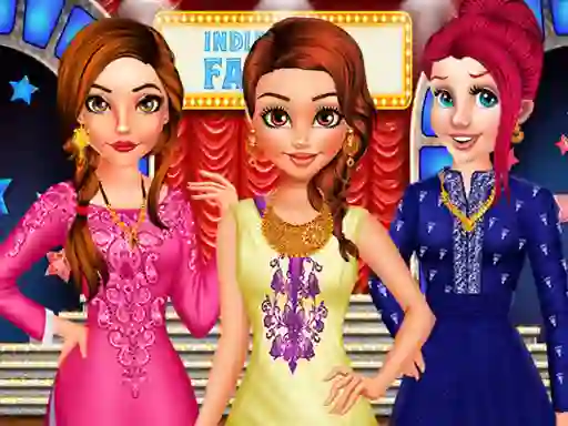 Permainan Princess indian gala fashion secara online