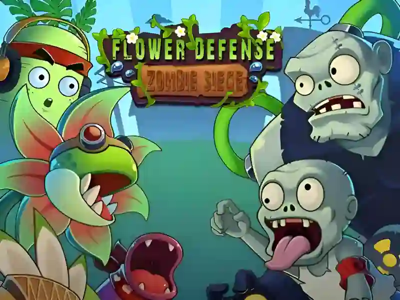 Permainan Flower Defense Zombie Siege secara online