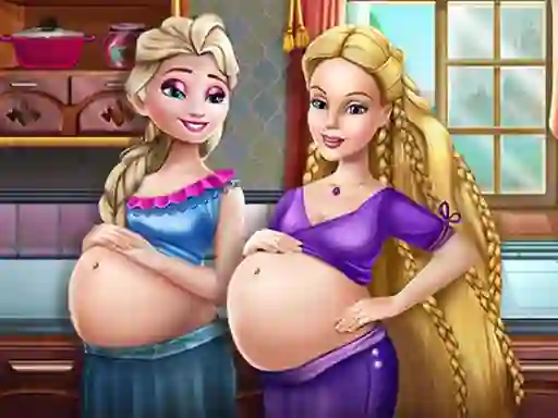 Permainan Happy Princesses Pregnant BFFS secara online