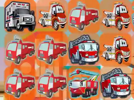 Permainan Emergency Trucks Match 3 secara online
