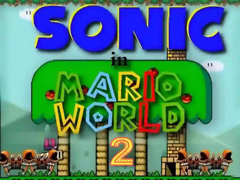 Permainan Sonic in Mario World 2 secara online