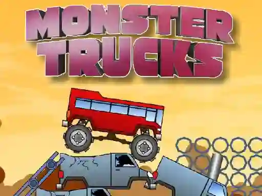 Permainan Monster Trucks Challenge secara online