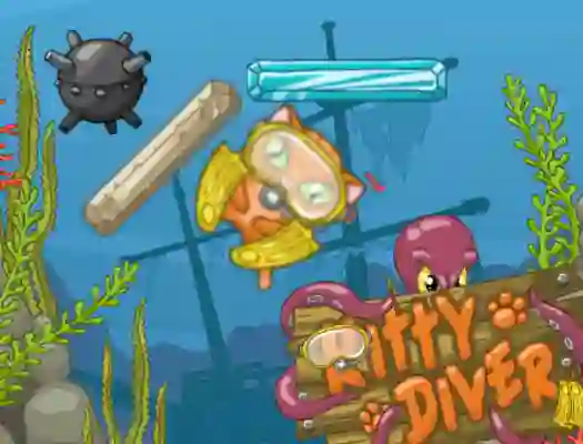 Permainan Kitty Diver secara online