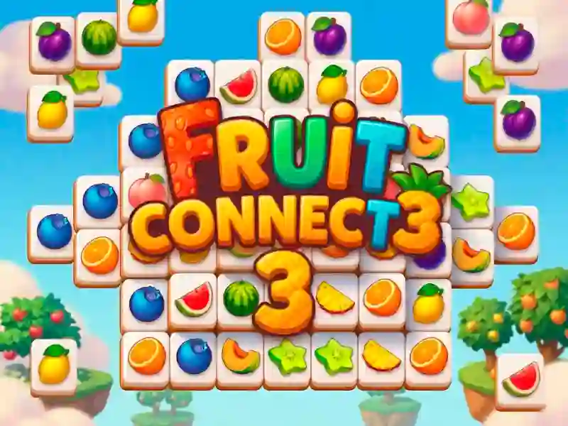 Permainan Fruit Connect 3 secara online