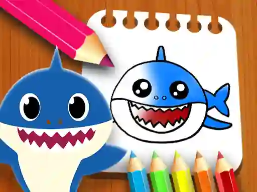 Permainan Baby Shark Coloring Book secara online