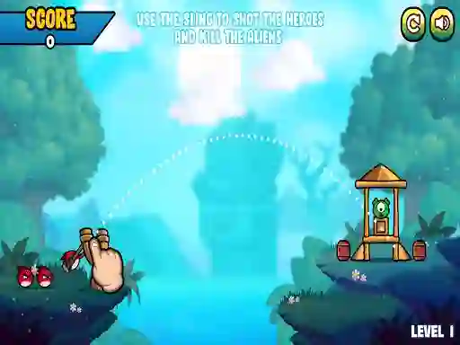Permainan Angry Battle Birds Mania secara online