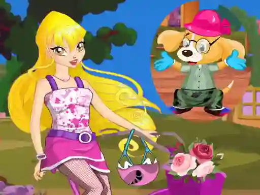 Permainan Winx Stella and Puppy secara online