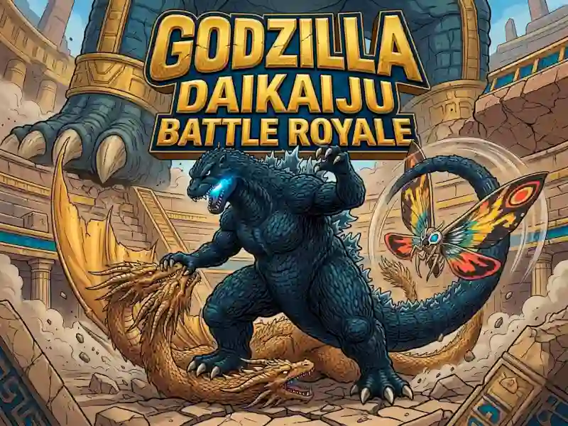 Permainan Godzilla Daikaiju Battle Royale secara online