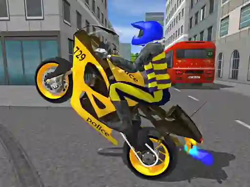 Permainan Police Motorbike Race Simulator secara online