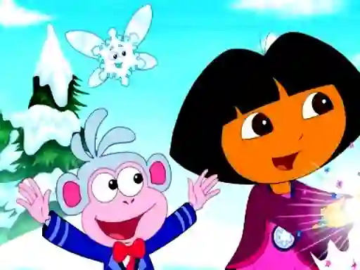 Permainan Dora Find 5 Differences secara online