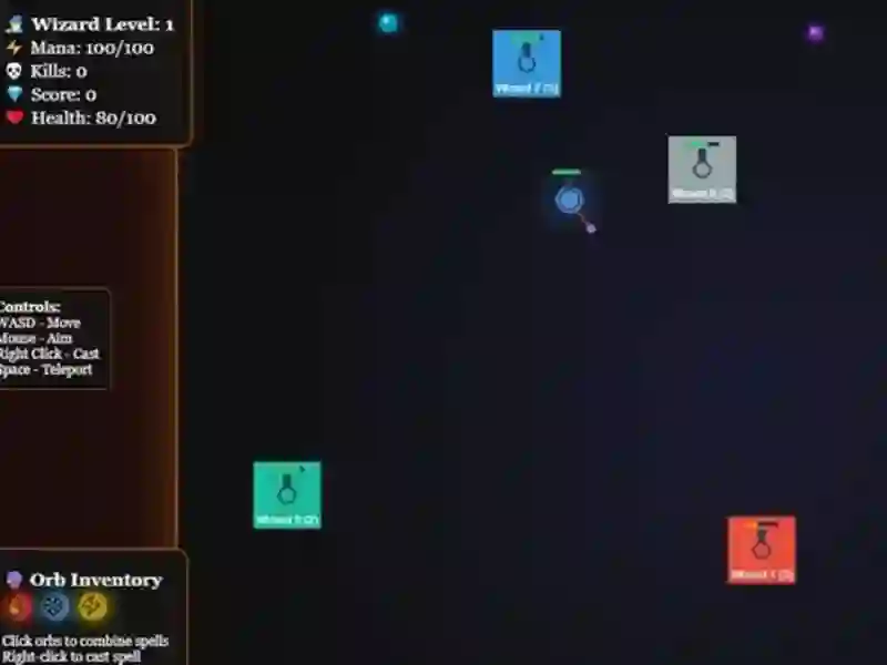 Permainan Spell Caster Io secara online