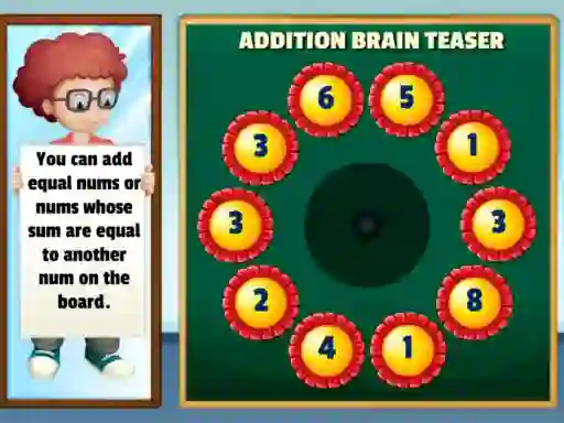 Permainan Addition brain teaser secara online