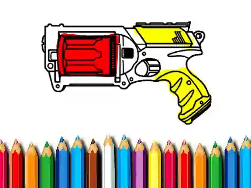 Permainan Back To School: Nerf Coloring Book secara online