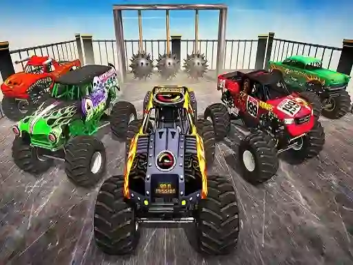 Permainan Monster Truck Impossible Stunt Track secara online