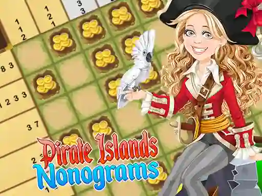 Permainan Pirate Islands Nonograms secara online
