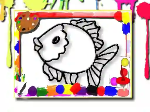 Permainan Fish Coloring Book secara online