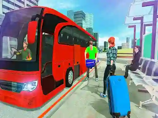 Permainan My City Bus Driver Simulator Passenger Transport secara online