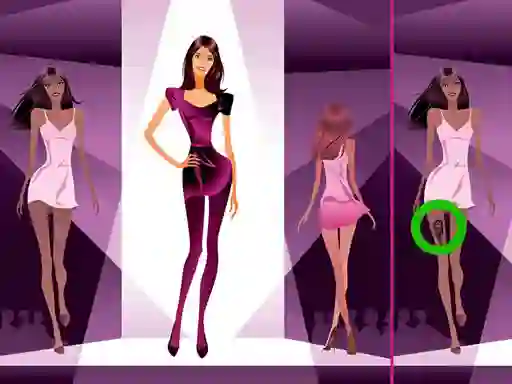 Permainan Fashion Models Differences secara online