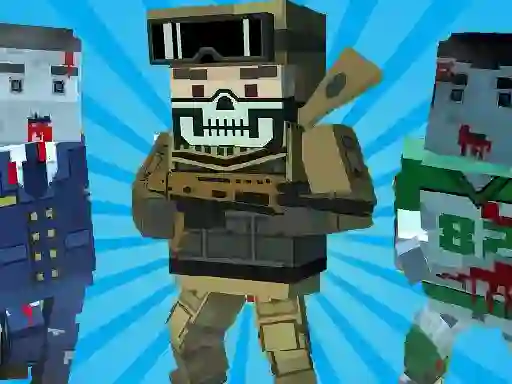 Permainan Blocky Shooting Arena 3D Pixel secara online