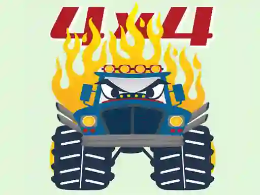 Permainan Monster Trucks Coloring Pages secara online
