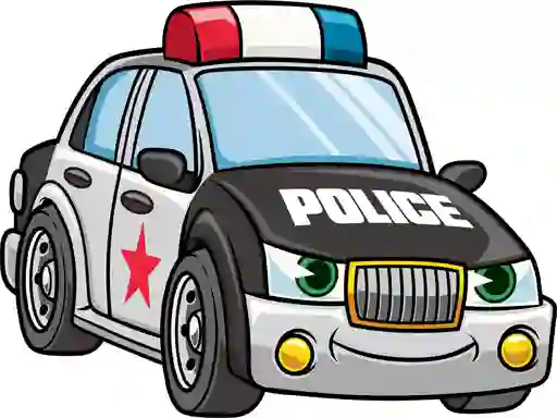 Permainan Cartoon Police Cars secara online