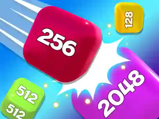 Permainan Chain Cube 2048 3D Merge Game secara online