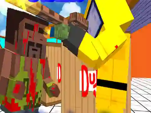 Permainan Combat Blocky Strike secara online