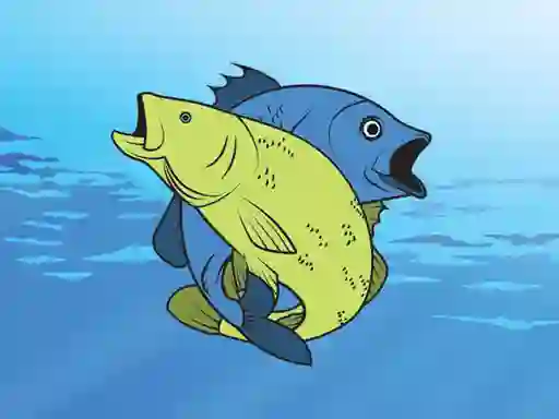 Permainan Friendly Fish Coloring secara online