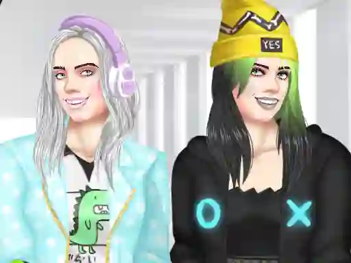 Permainan Billie Eilish Makeover secara online