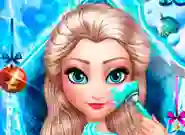 Permainan Ice Queen New Year Makeover secara online