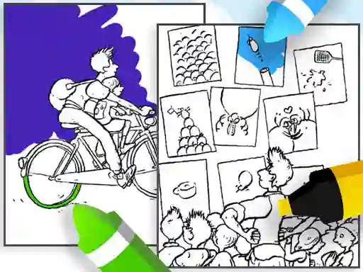 Permainan Coloring Mees Kees secara online