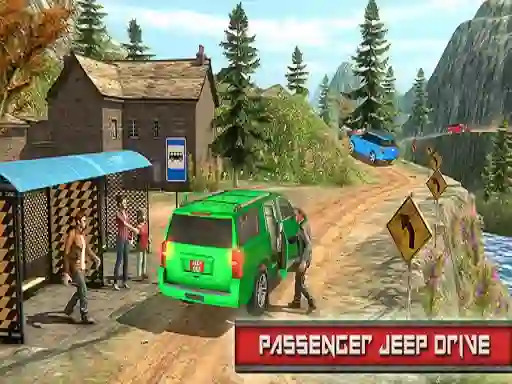Permainan Jeep Passeger Offroad Mountain Simulation Game secara online